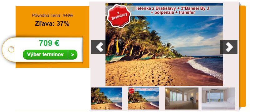 Srí Lanka - 709 Eur
