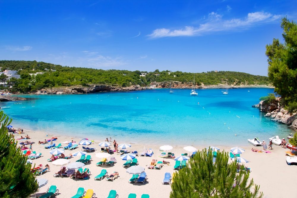 Ibiza more a pláže