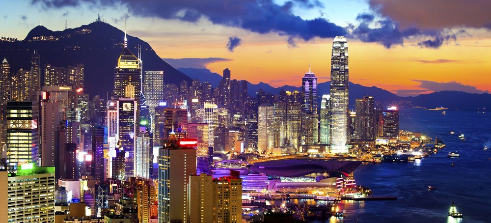 Hongkong v noci