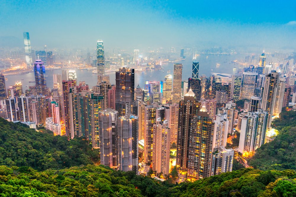 panorama Hongkongu
