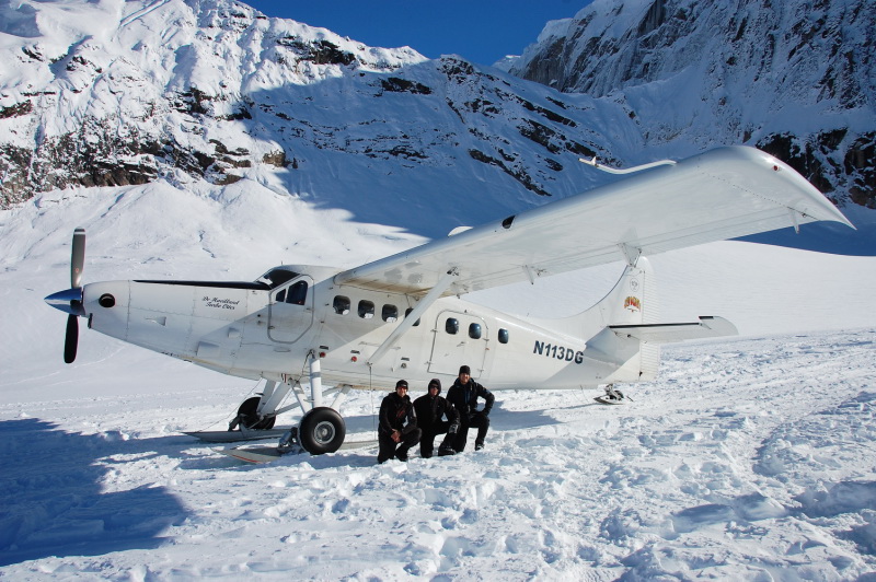 Na ľadovci pod Mc Kinley.