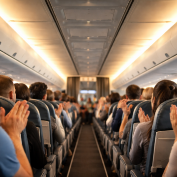 Aerolinky zrejme zavedú nový poplatok: 3€ za tlieskanie po pristátí, biznis trieda tlieska zadarmo