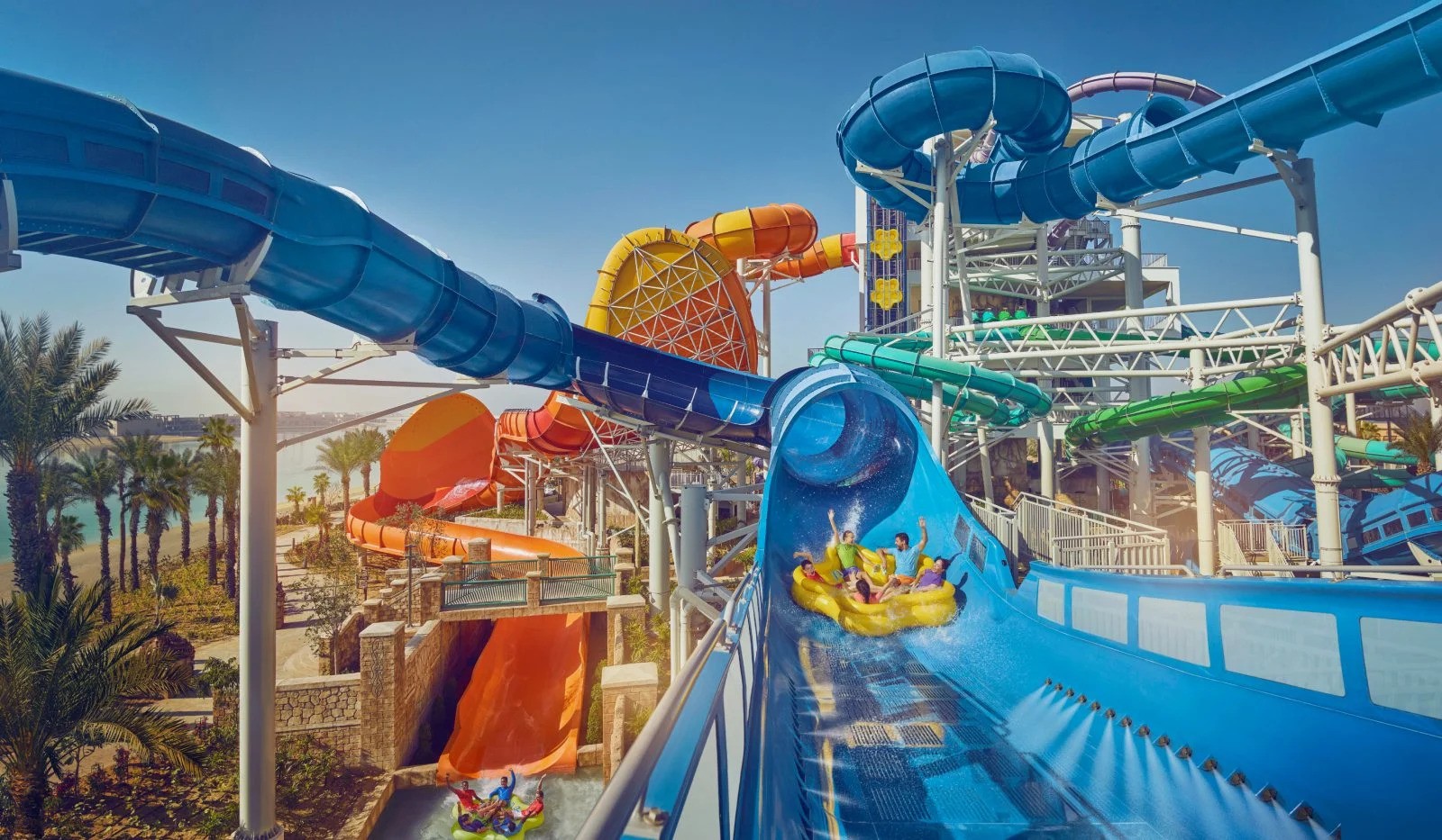 tobogany v aquaventure world v dubaji