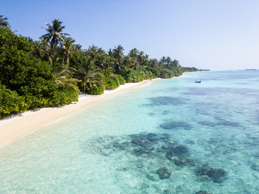 Aerial,View,Of,The,Dhigurah,Island,In,The,Maldives,Famous maldivy