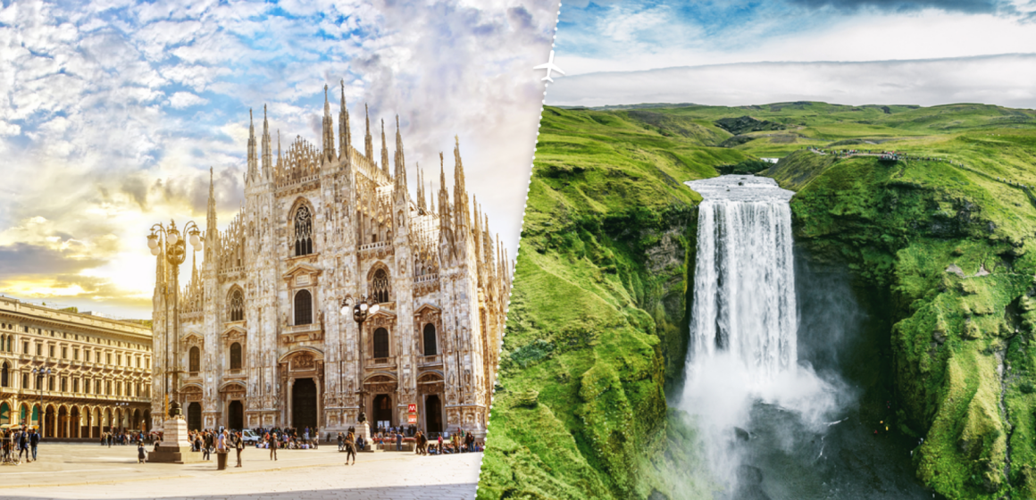 NOVINKA: Miláno + Island s letenkami, 3* hotelmi a raňajkami od 999€