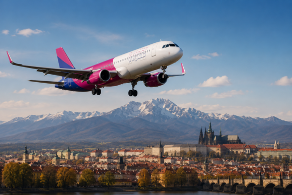 ChatGPT Image 11. 6. 2026, 11_21_06 Z Tatier rovno do Prahy: Wizz Air spúšťa novú linku z Popradu